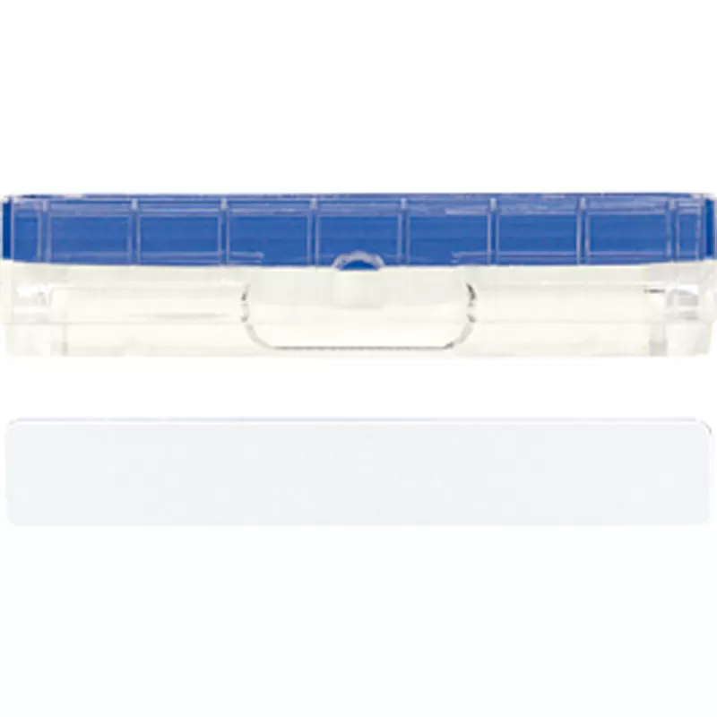 Beschriftungsfeldträger 50 X 10 Mm Nur Für Nicht-jung-tragring, Thermoplast, Transparent As 81-1 Ina Bt