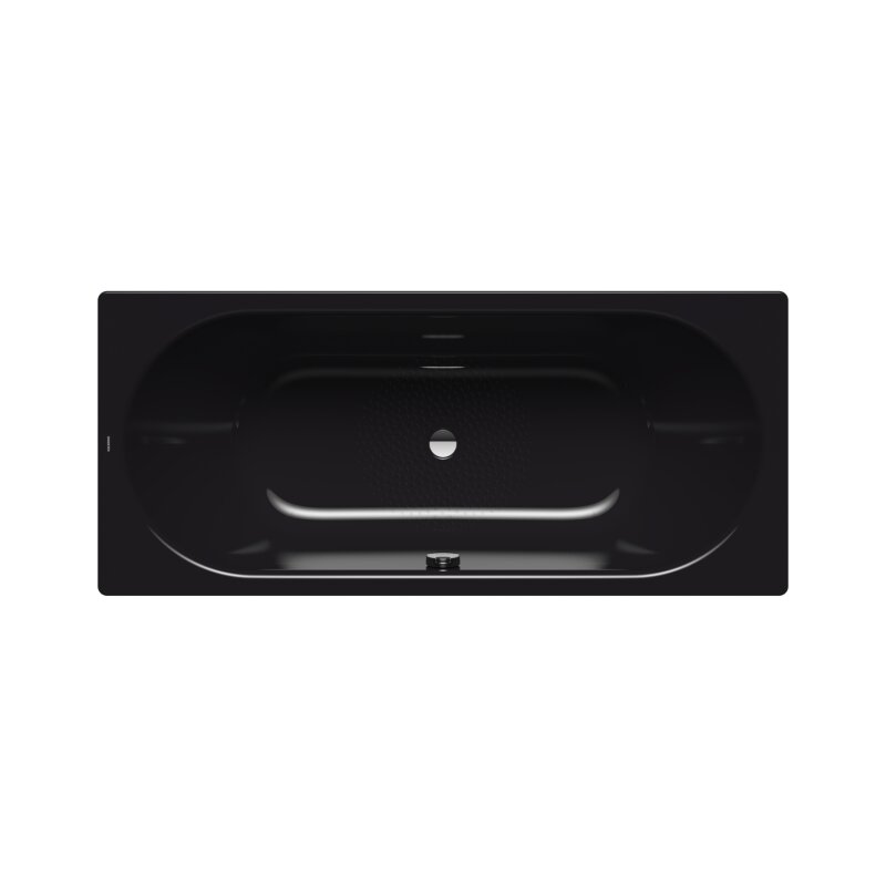 Classic Duo Wanne Schwarz Antislip 180x80cm