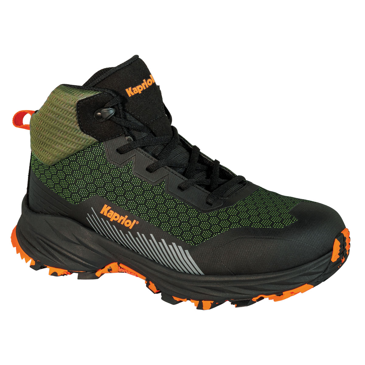 Kapriol Dune Rock Green S3s Fo Sr Hro Sicherheitshochschuhe - 43 Eu - Schwarz / Grün