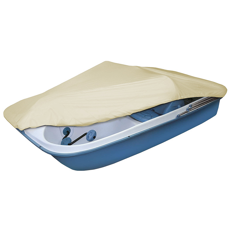 Außenbootsschutzhaube Aus Wasserdichtem, Aluminisiertem Oxford-stoff 210d – Uv-, Regen- Und Staubresistent – Größe 286 X 200 Cm – Farbe Beige Mit Füßen.-lsw