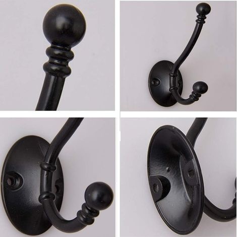 8-teiliges Set Großer Vintage-wandgarderobenhaken, Huthaken Aus Metall, Retro-garderobenständer Für Bad Und Küche