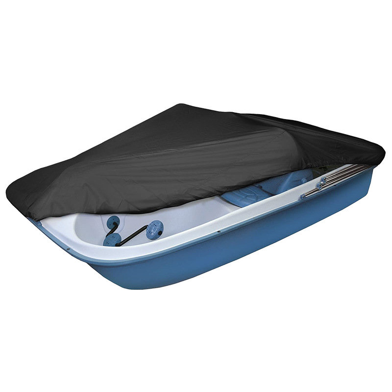 Wasserdichte Schutzabdeckung Für Außenboot – Silver 210d Oxford-stoff, Uv-, Regen- Und Staubresistent – Größe 286 X 200 Cm – Schwarz-lsw