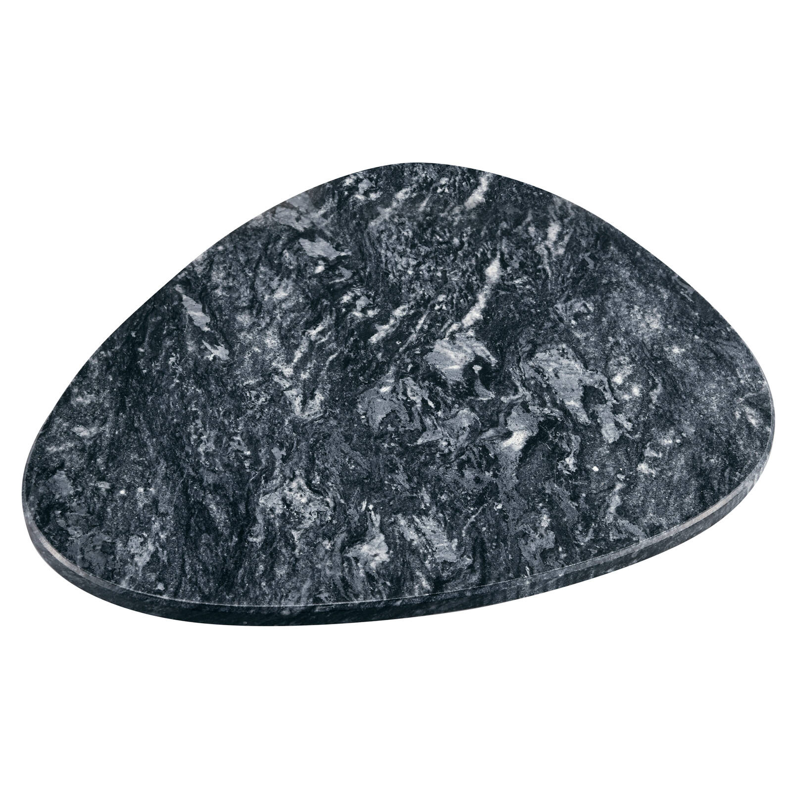 Tablett Aus Poliertem Marmor, 25 X 25 Cm