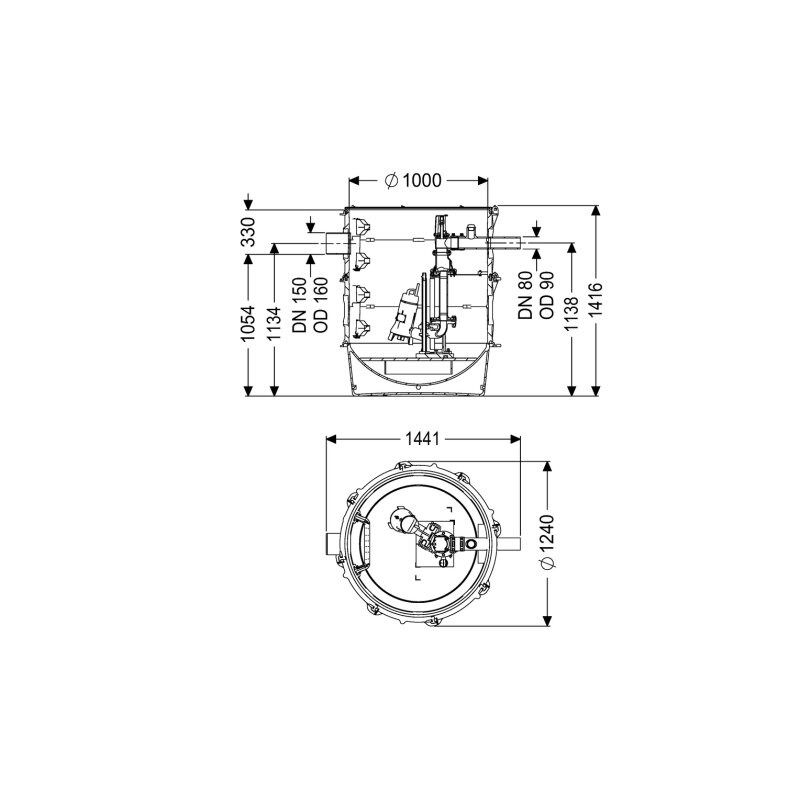 -pumpstation Aquapump Xl Tronic, Gtf 1400-s1