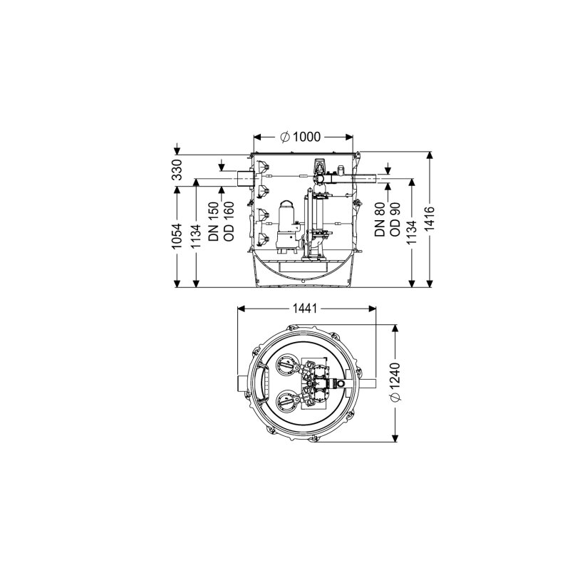 Kessel Aquapump Pumpstation Xl Duo Gtf 4000 S1, 8743025