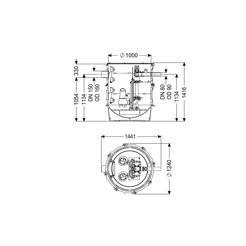 Kessel Aquapump Pumpstation Xl Duo Gtk 1300 S1, 8743029