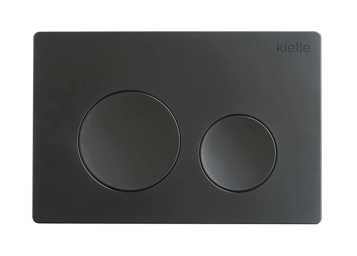 Kielle Gemini New I - Betätigungsplatte, Mattschwarz 70231040