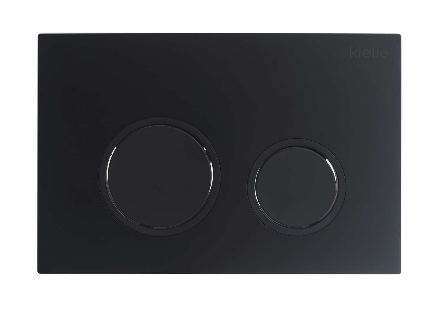 Kielle Gemini New Ii - Betätigungsplatte, Mattschwarz 70230040