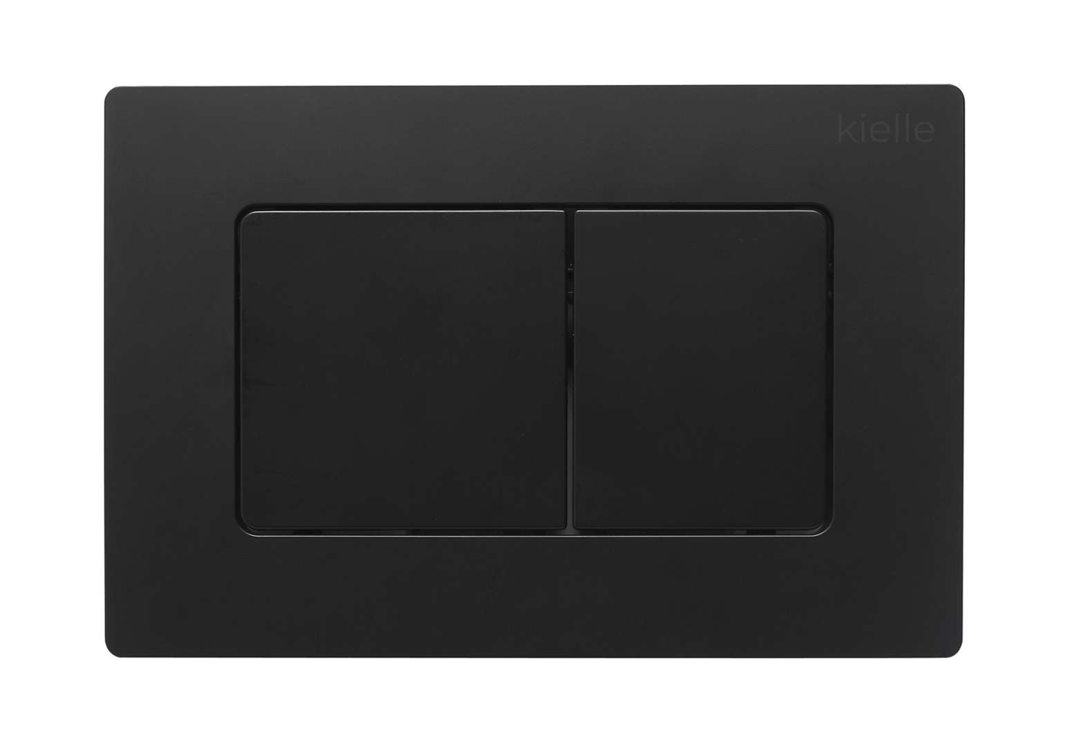 Kielle Gemini New Iii - Betätigungsplatte, Mattschwarz 70229040