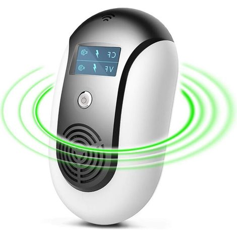 Ultraschall-mückenabwehrgerät – Vertreibt Mücken, Ameisen, Fliegen, Spinnen Und Kakerlaken – Schwarz