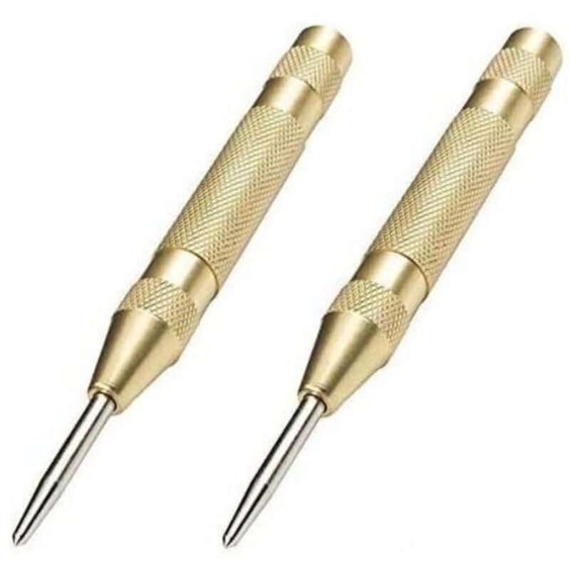 Set Mit 2 Automatischen Lochern Für Metall Oder Holz (gold)