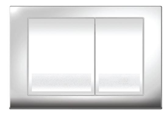 Kk-pol M06 Drückerplatte Chrom Für Wc