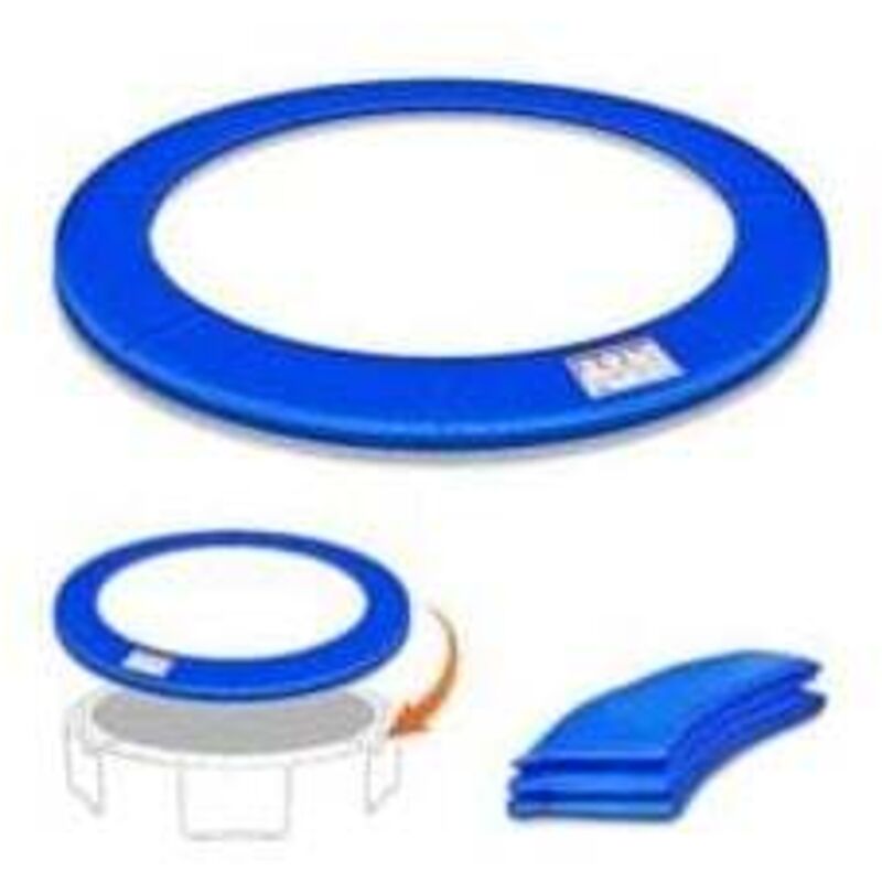 Kzq Trampolin-sicherheitspolster, Wetterfester Schutzkissen Für 366 Cm Trampoline, Winterfestes Pvc-material