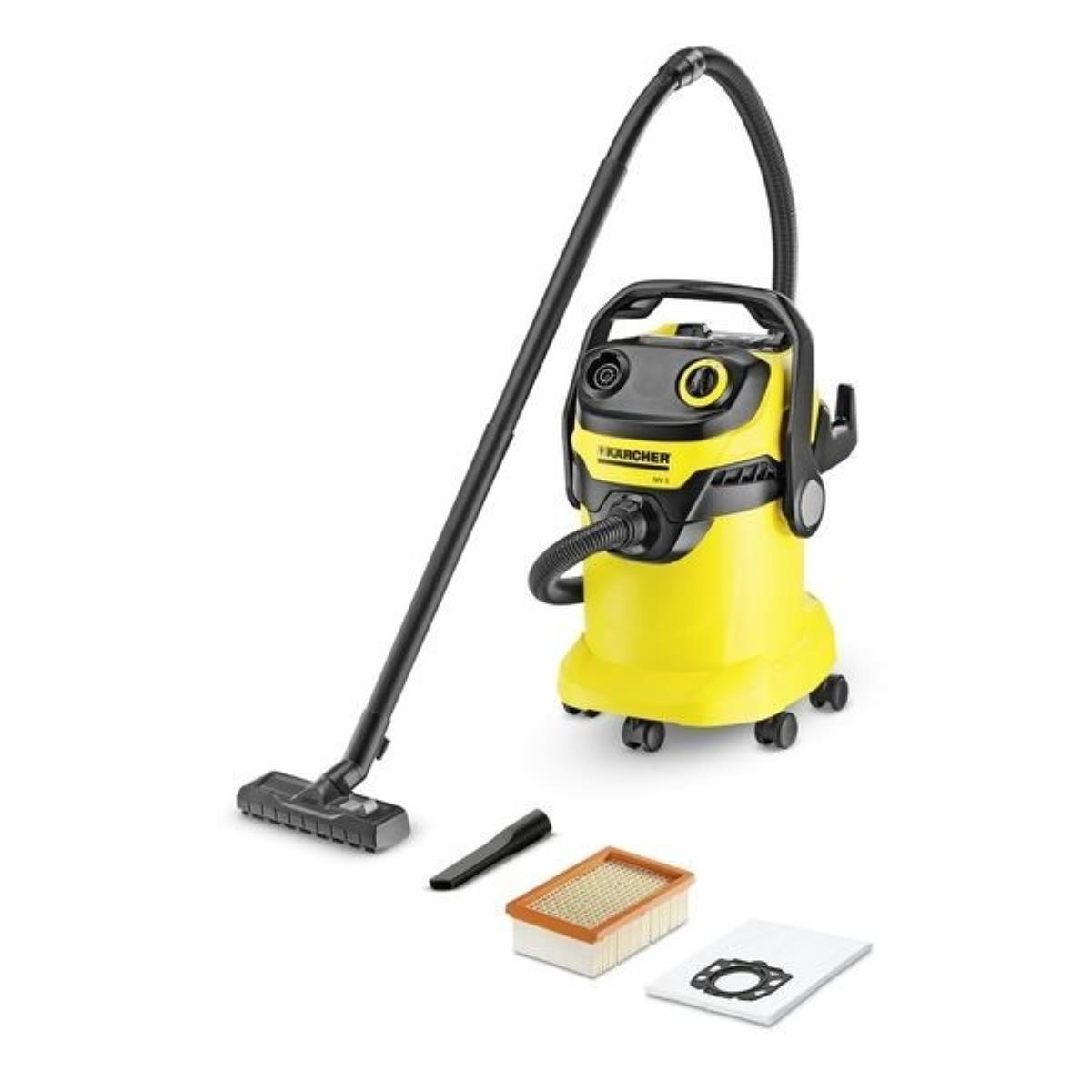 Kärcher Nass-trockensauger 1100w 2.2m 25l Kunststoffbeh. Gelb Wd5