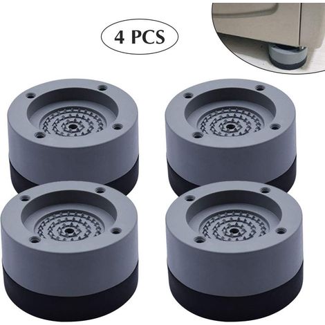 4 Stücke Waschmaschine Fußpolster Anti Vibration Waschmaschine Füße Pad Anti Rutsch Gummi Fußpolster Für Waschmaschinen Und Trockner