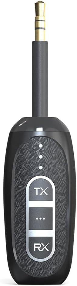 Bluetooth 5.4 Audioadapter, Kabelloser Sender/empfänger, 3,5 Mm Aux, Hifi-stereo-musikkonverter Für Tv-autokopfhörer