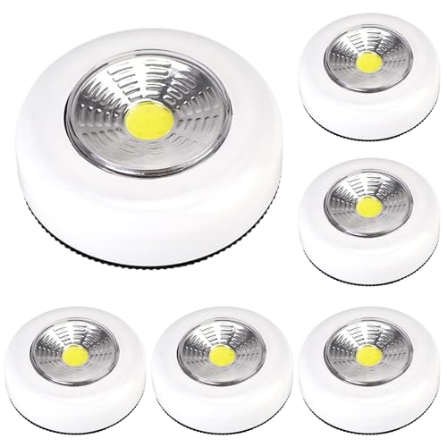 [nie Benutzt]stück Aufklebbare Touch-lichter, 2, 7 Led-drucklichter, Batteriebetrieben, Runde Led-aufklebeleuchten Für Schrank, Schränke, Arbeitsplatten, Küche, Speisekammer, Regale, Schlafzimmer