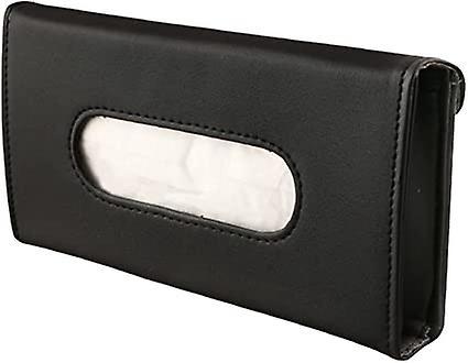 Taschentuchbox-clip Fürs Auto (schwarz), Sonnenschutz, Sitzlehne, Schiebedach, Aufhängung Für Taschentuchbox Aus Leder, Taschentuchbox