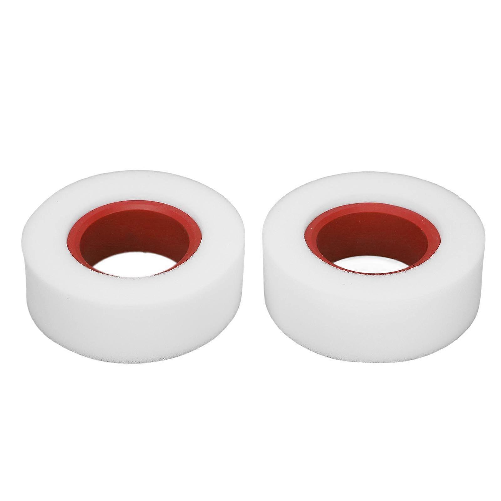 2 Pneus De Voiture Rc En Mousse Double Couche Souple, Diamètre Extérieur 130 Mm, Pour Crawler Rc 1/10, 1/8 Et 2 Pouces (rouge).