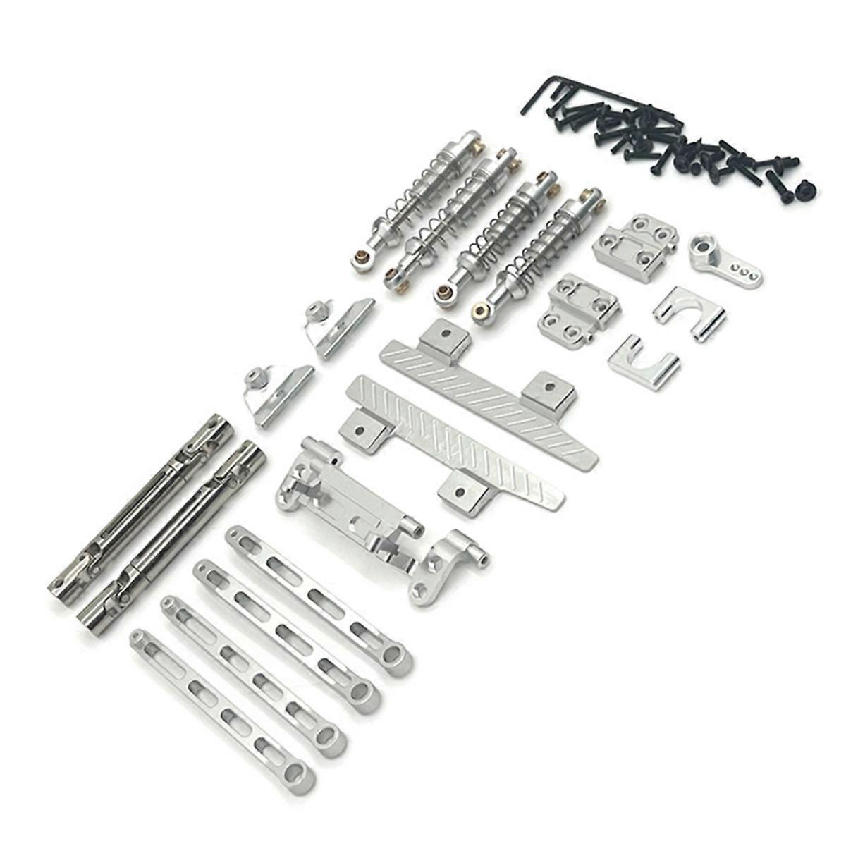Vorder- Und Hinterachs-spurstangenköpfe Für Rc-car-antriebswelle, Silbernes Set
