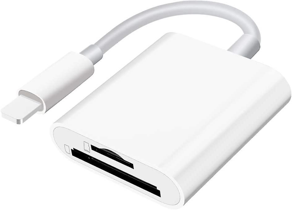 Sd-kartenleser Für Iphone, Ipad Und Kamera, Dual-slot-sd-kompatibler Speicherkartenleser