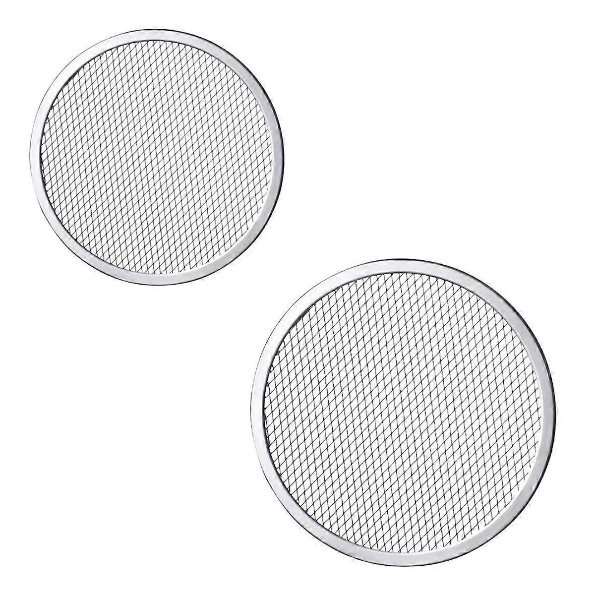 Perforierte, Antihaftbeschichtete, Silberne Pizzapfanne