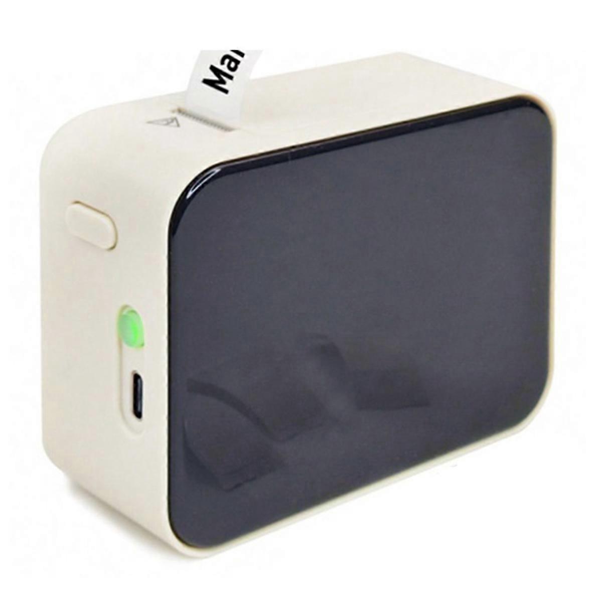 P15 Kabelloser Bluetooth-thermoetikettendrucker, Farbe: Weißer Milchtee