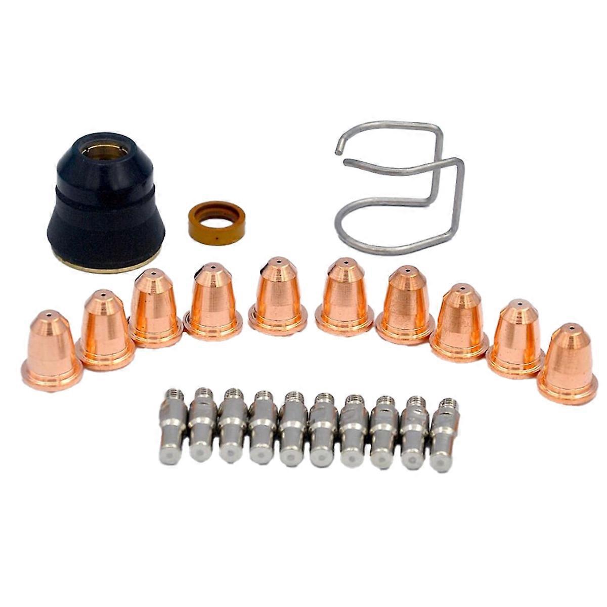 23 Pr0110 Plasmaelektroden, 0,8 Mm Spitze, Pd0116 Schutzbecher, Pc0116
