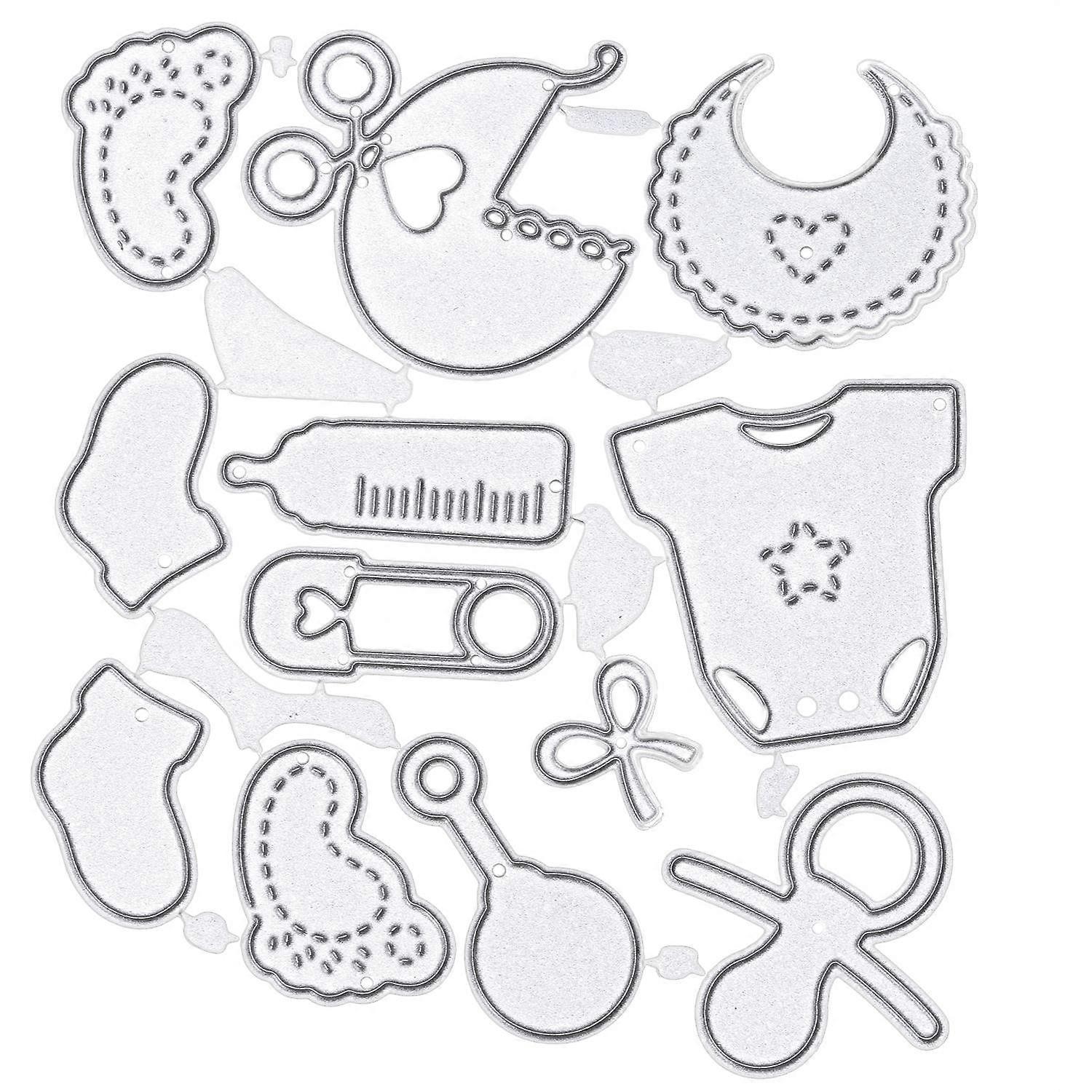 Schneidevorlagen Für Scrapbooking, Prägemaschinen-schablonen, Stanzformen, Kompatibel Mit Sizzix Big Shot Und Anderen Stanzmaschinen (f)silber