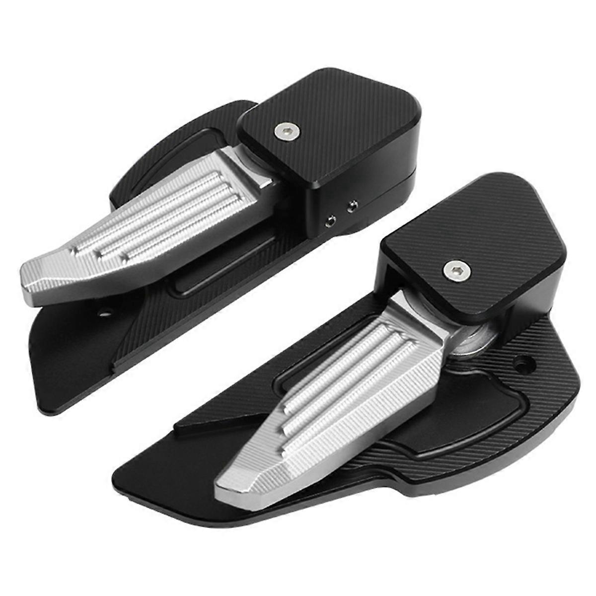 Automatisches Klapppedal Hinten Für Primavera 150 Schwarz + Silber