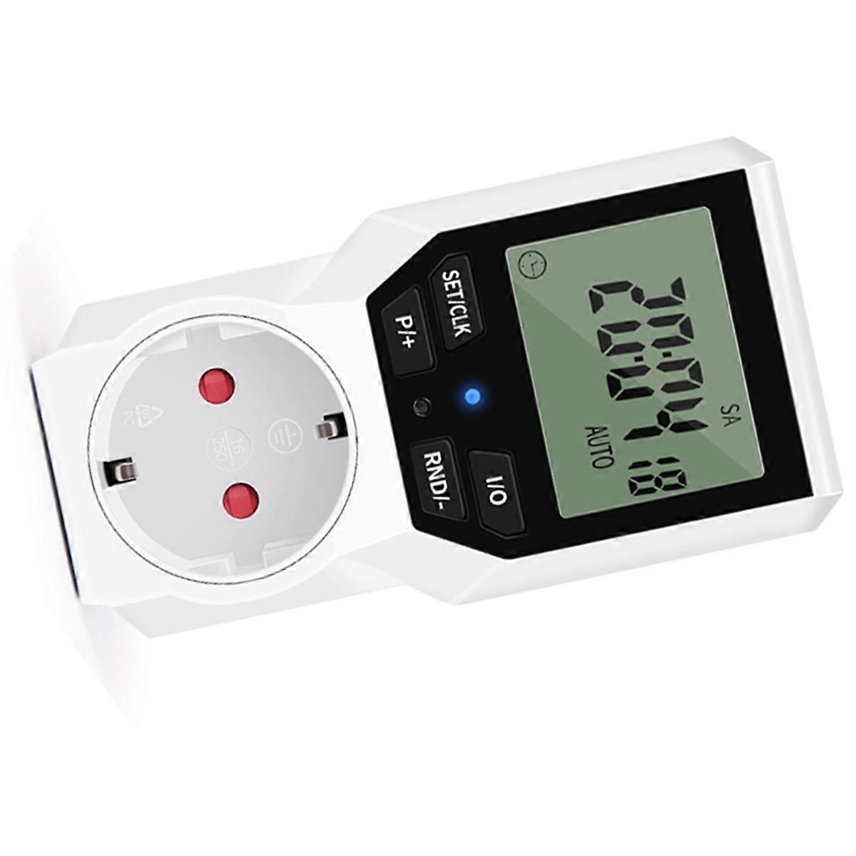 Intelligenter Timer Mit Digitalem Stecker Und Lcd-bildschirm.