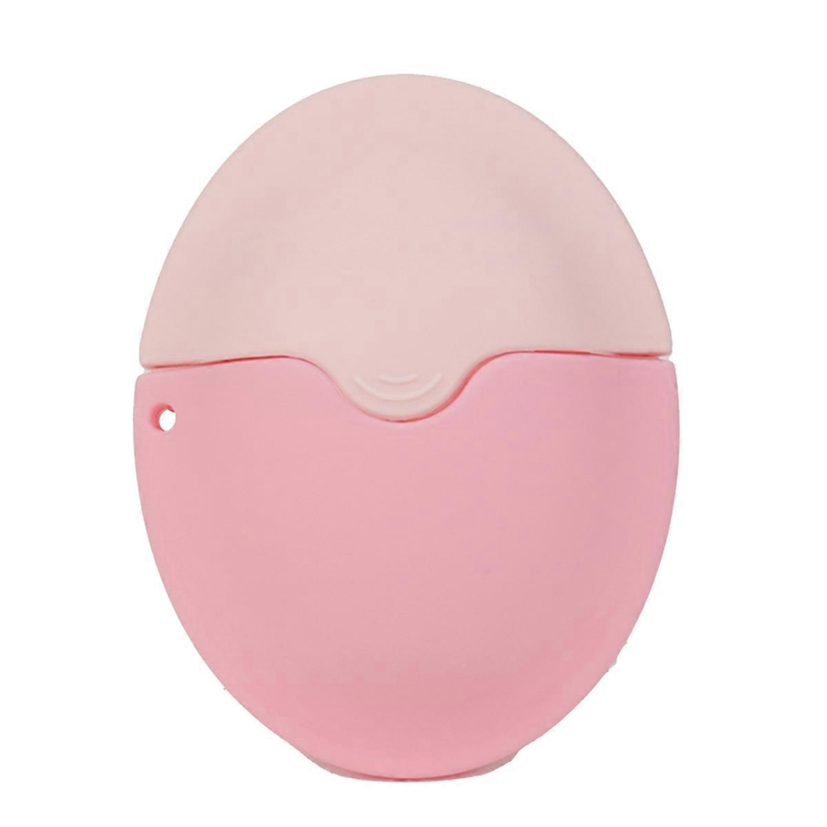 Tragbarer, Nachfüllbarer Roll-on-schwammapplikator Für Sonnenschutzmittel, Rosa
