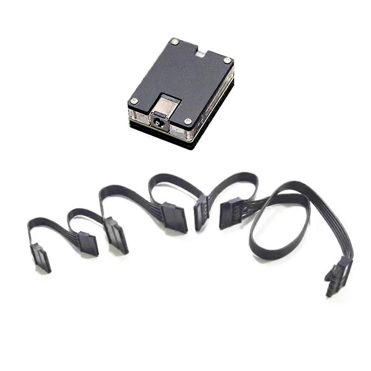 6sata 5,5 X 2,5 Mm Auf 12v 5v Starres Netzteil Für Sata-festplatten/ssds