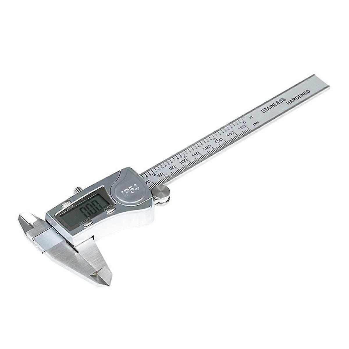 Elektronischer Digitaler Messschieber Aus Edelstahl, Schutzart Ip54, 150 Mm (6 Zoll), Mit Lcd-anzeige