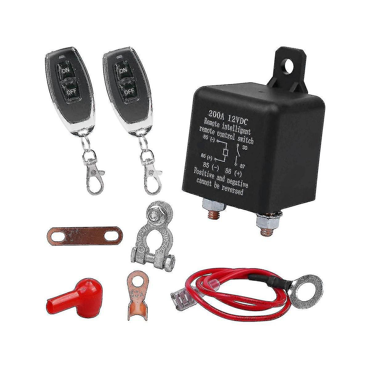 Ferngesteuerter Batterietrennschalter, Drahtloser Ferngesteuerter Batterietrennschalter, Dual 12v 200a