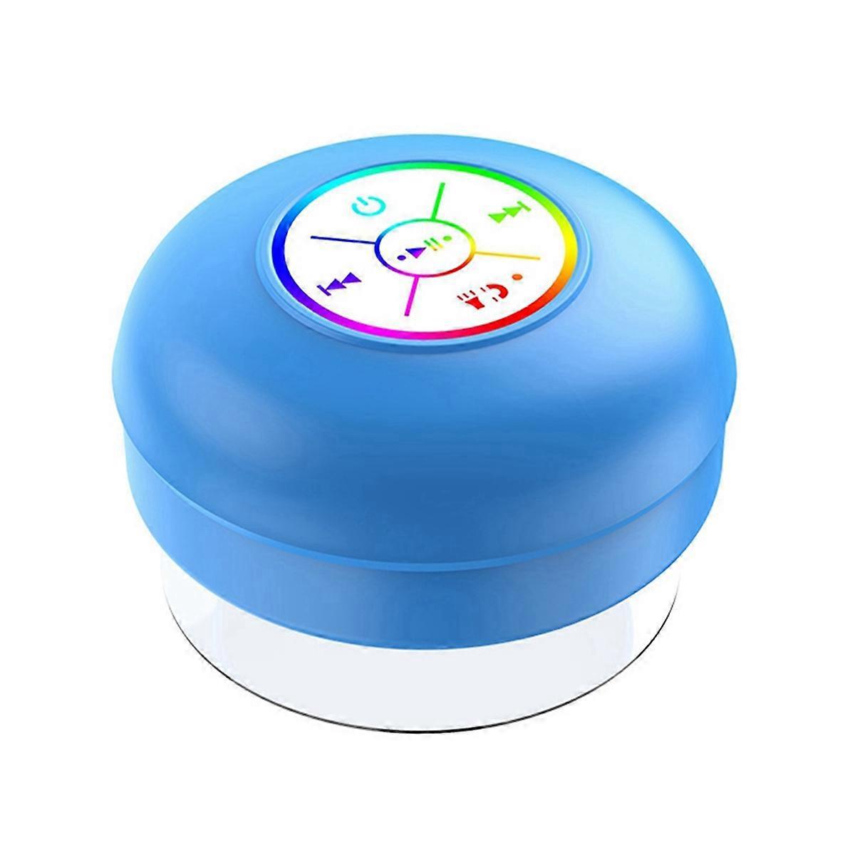 Heller Und Farbenfroher Led-bluetooth-lautsprecher, Kleiner Blauer Lautsprecher