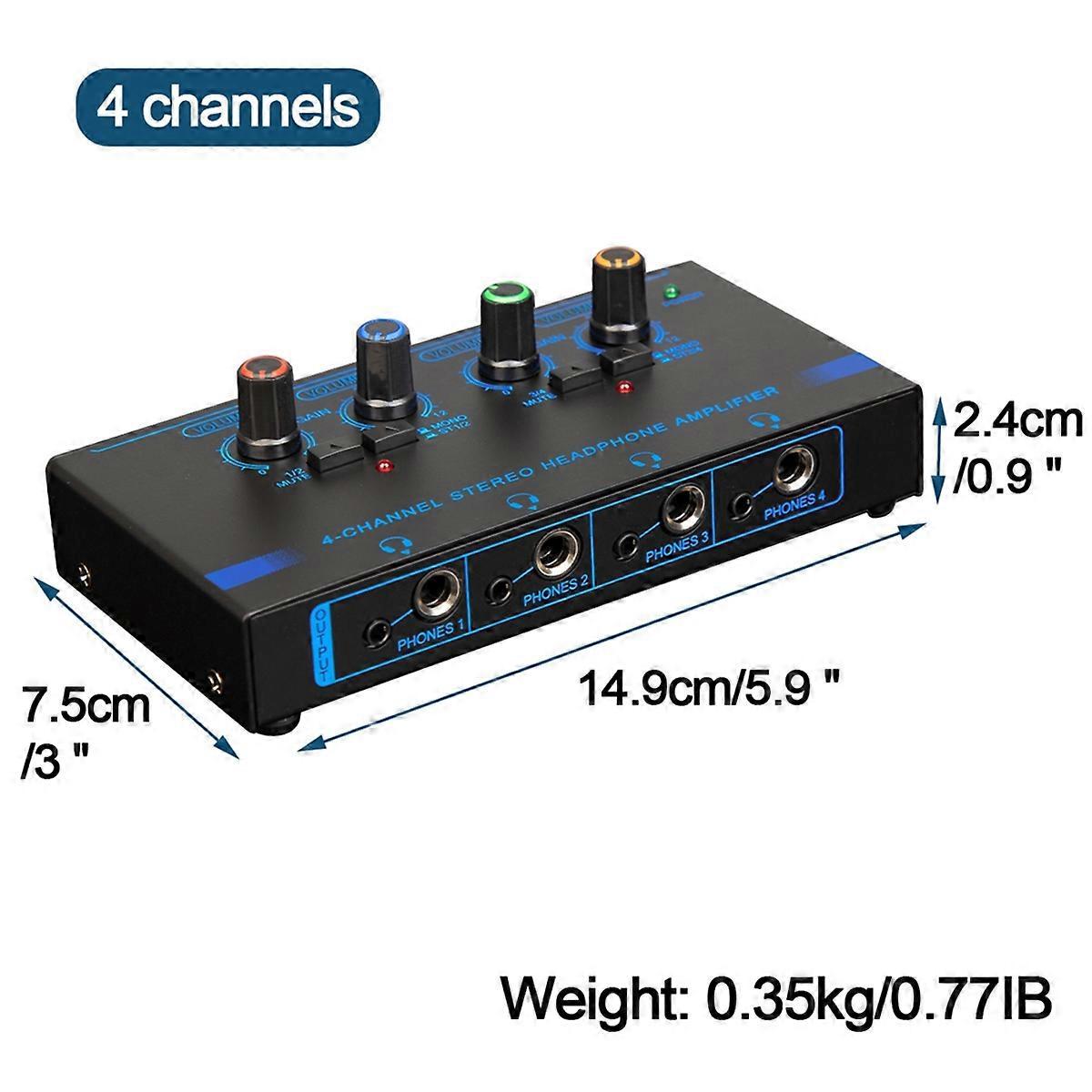 Kopfhörerverstärker Mit 10-mhz-netzteil, Blau
