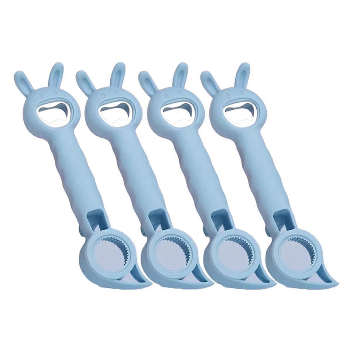 Multifunktionaler Flaschenöffner, Bier- Und Anderer Getränkeöffner, Blau