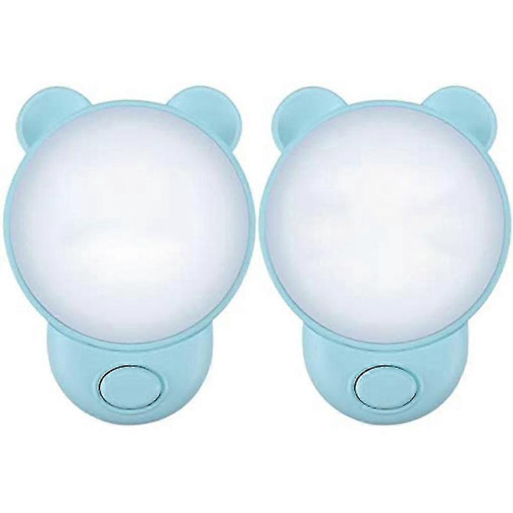 Nachtlicht Für Kinder Mit Stecker Und Schalter, Led-nachttischlampe, 2er-set