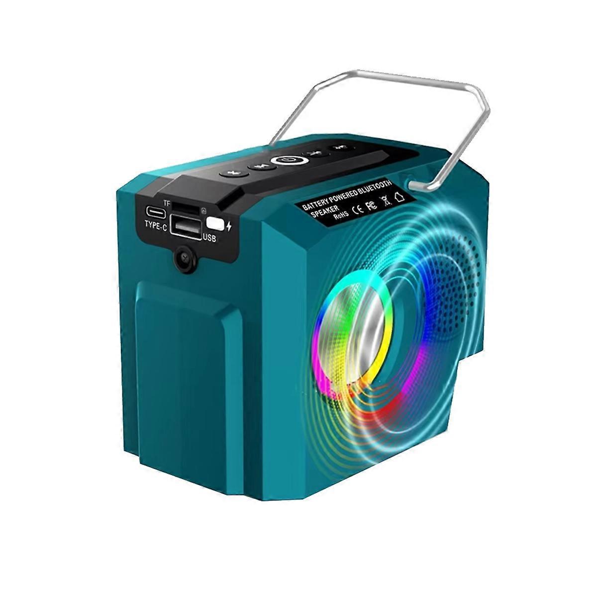 Kabelloser Bluetooth-lautsprecher Für 18v-li-ionen-akku, Blau