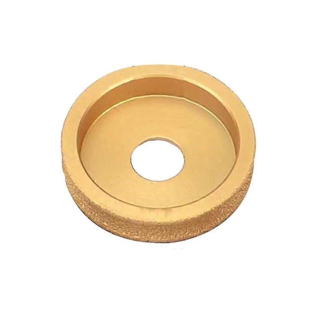 Trocken Vakuumgelötete Diamantschleifscheibe, Bohrungsdurchmesser 20 Mm, Durchmesser 75 Mm, Halbrunde Kante, Zum Polieren Von Marmor.