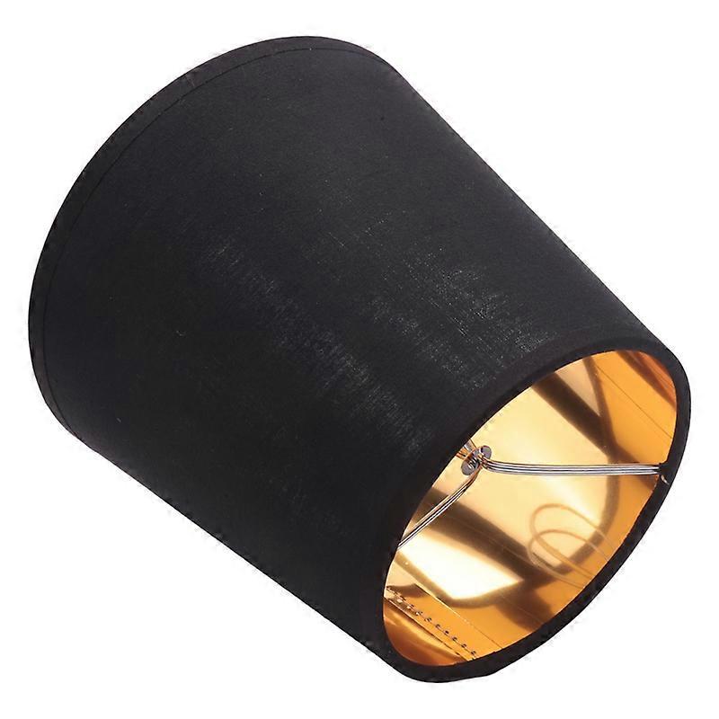 Schwarze Klemmlampenschirme Mit Goldrand Für Kerzen