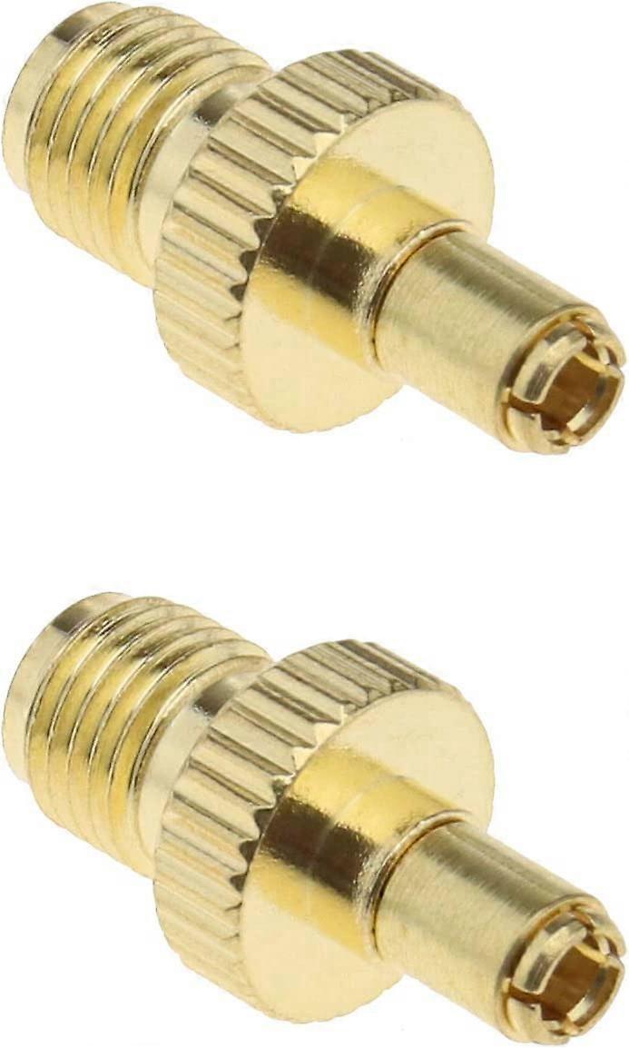 Packung Mit 2 Hf-adaptern, Sma-buchse Auf Ts9-stecker, Vergoldete Koaxialanschlüsse Für Rundfunkantennen