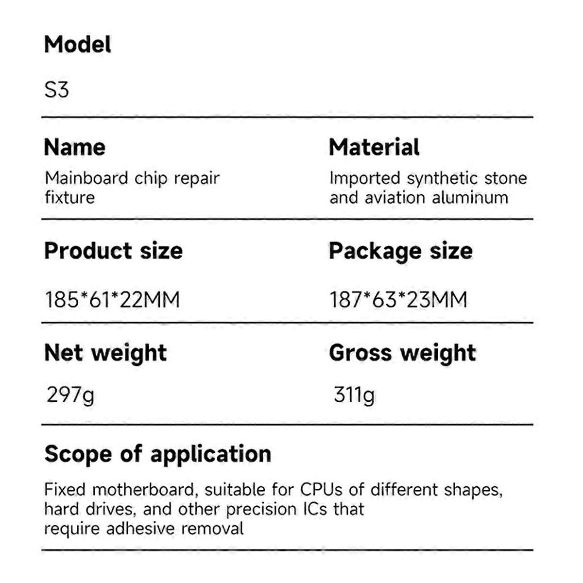 S3 Multifunktionale Universal-handy-leiterplattenhalterung Mit Heizelement