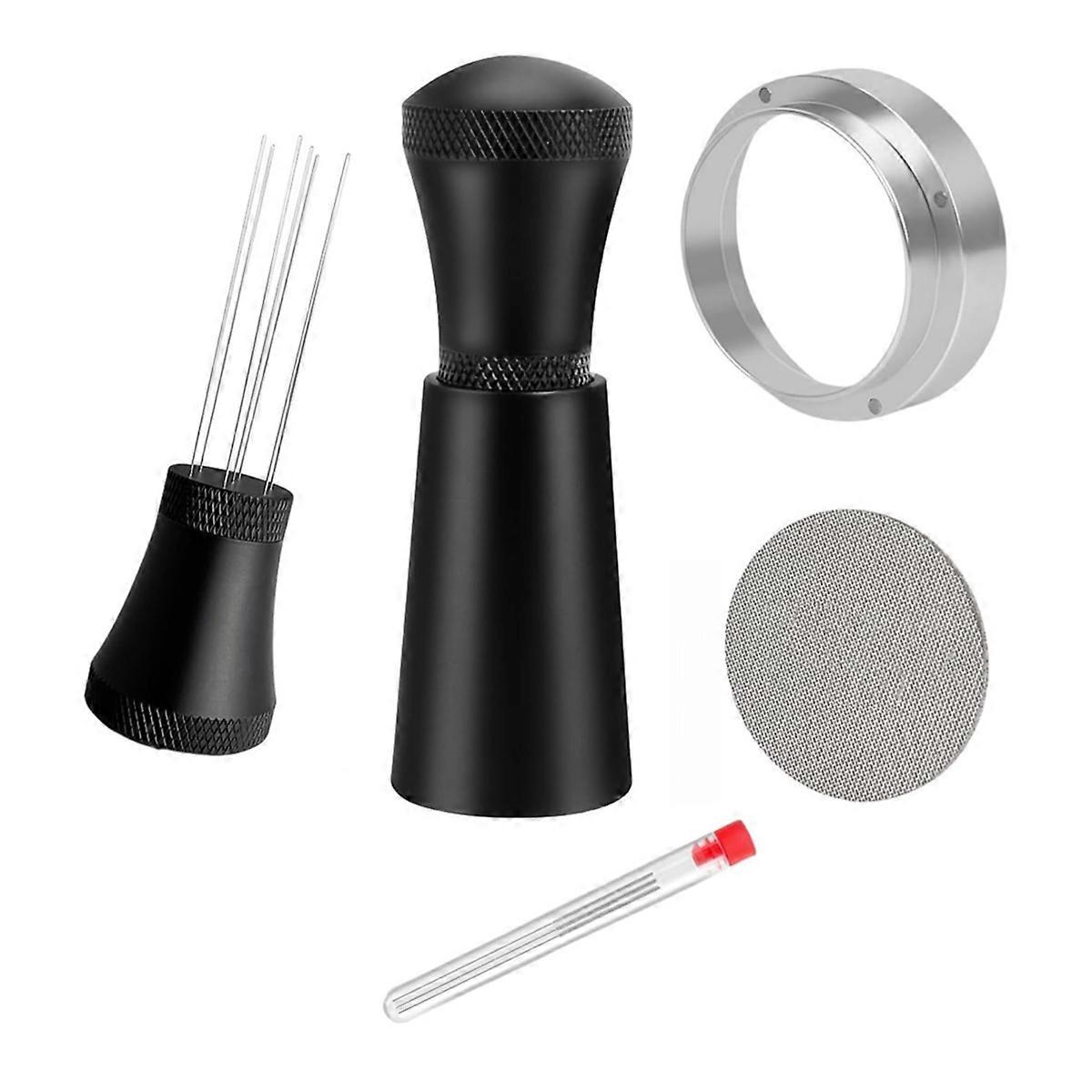 Zubehör Für 51-mm-espressomaschinen, Wdt Tool Espresso-rührstab, Schwarz Und Silber