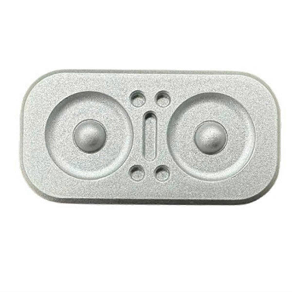 Rotierende Anti-stress-eule, Edc, Für Erwachsene, Silberfarbenes Metall