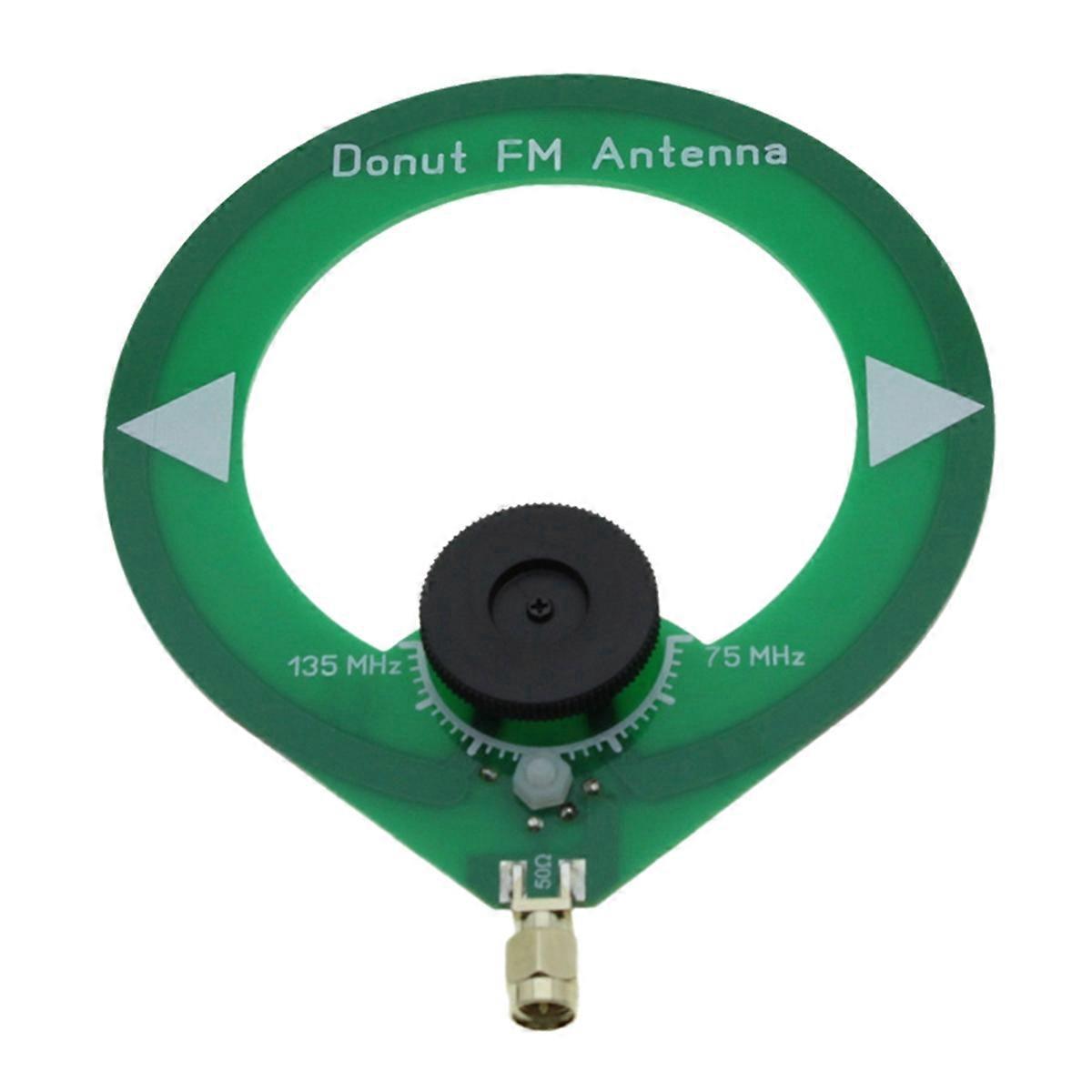 75–135 Mhz Ring-fm-antenne, Sma-stecker, Grün