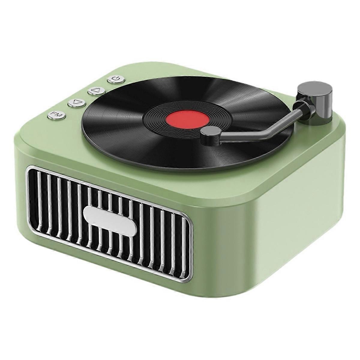 Grüner Bluetooth-lautsprecher Im Stil Eines Phonographen Aus Dem 18. Jahrhundert (5.3)