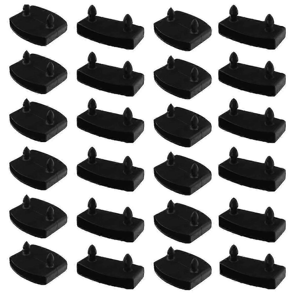 2024 24 Pièces 55 Mm X 9 Mm Capuchons De Rechange En Plastique Pour Lattes De Lit, Pour Maintenir Et Fixer Les Lattes En Bois Du Sommier - Ah