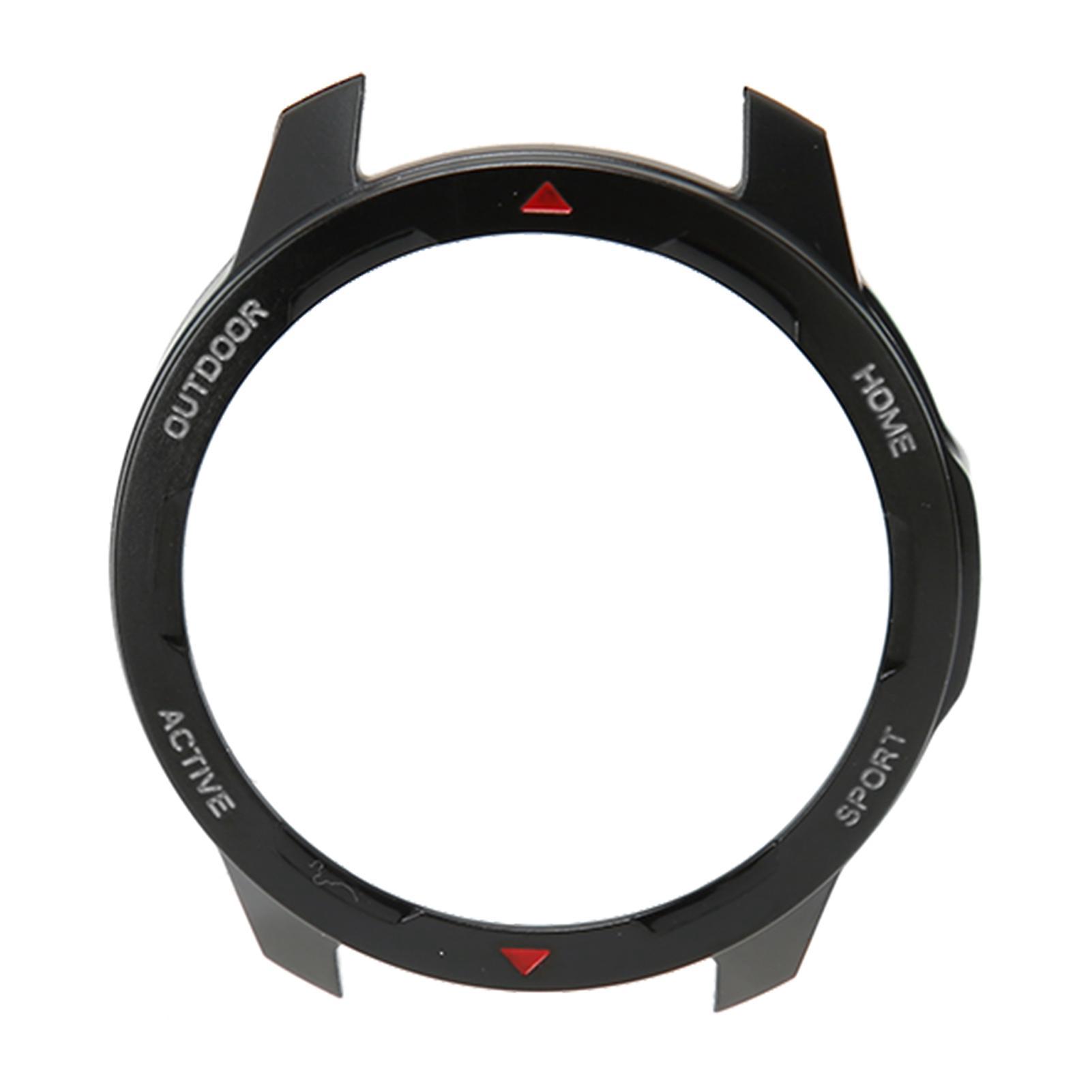 Kratzfeste Tpu-schutzhülle Für Die Mi Watch Color 2 Smartwatch Mit Weißer Beschriftung.